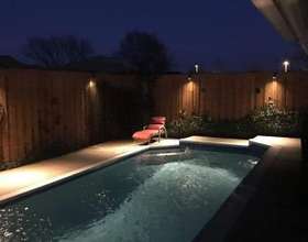 Home lighting at night